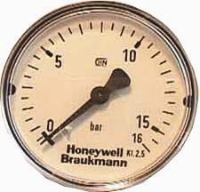 Honeywell manometer 1/4'' 16bar m07ma16