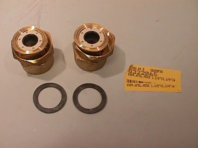 Grundfos koppelingset mess. 1.1/2x5/4'' inw Grundfos koppelingset mess. 1.1/2x5/4'' inw