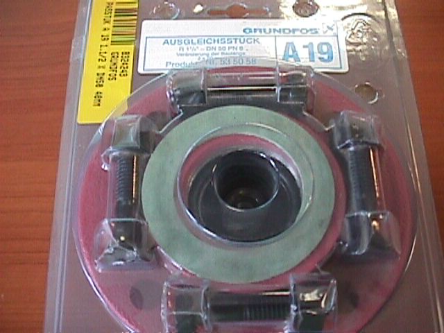 Grundfos passtuk a19 gietijzer 1.1/2''xdn50 40mm 535058 Grundfos passtuk a19 gietijzer 1.1/2''xdn50 40mm 535058