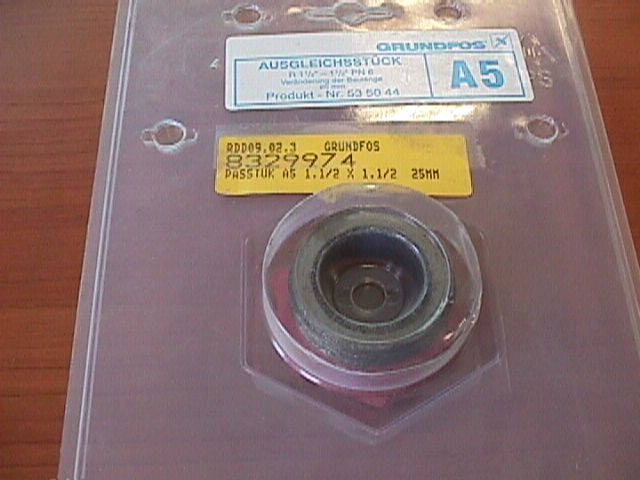 Grundfos passtuk a5 gietijzer 1.1/2''x1.1/2'' 25mm 535044 Grundfos passtuk a5 gietijzer 1.1/2''x1.1/2'' 25mm 535044